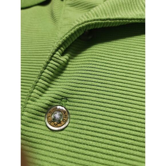 Golf GrandSlam XXL Button 100% Polyester Knit Polo Bright Intense Green - Picture 7 of 7